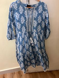 Floral Print Kurta