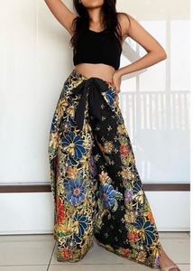 Malaysian Fabric - Wrap around Pants ❤️💛🖤🔥