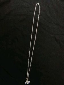 Silver Evil Eye Necklace