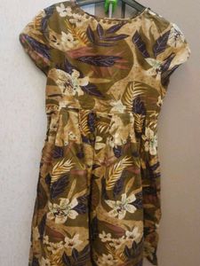 Floral Print Casual Dress/Top/short kurti