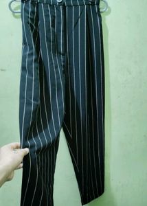Striped Black Pants