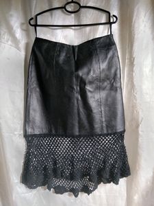 Genuine Leather Skirt