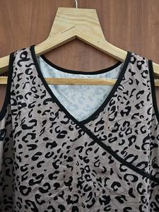 Leopard Print Tank Top