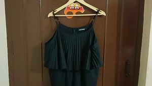 Black Frilled Jumpsuit