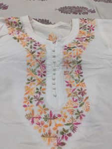 Elegant Embroidered Kurta