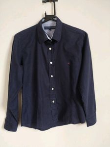 Tommy Hilfiger Navy Blue Business Casual Shirt (Women)