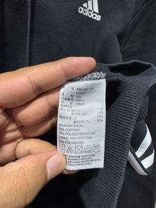 Adidas Sport Essentials 3 Strips Black Hoodie