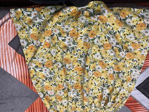 Floral Print Button-Down Sundress