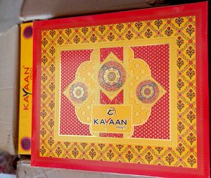Kayaan Sealed Chiffon Saree In Box Completely Ne