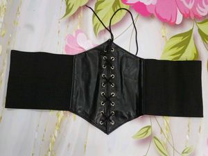 (1124)Lace-Up Corset Belt