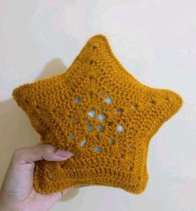 Crocheted Star Pillow