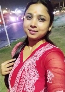 Red Chikankari kurti With Full Cotton Inner Kameez