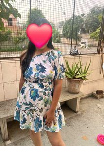 Floral One-Shoulder Crop Top &amp; Skirt Set
