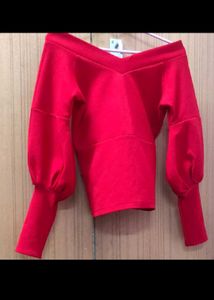 Red Western Top/Tunics