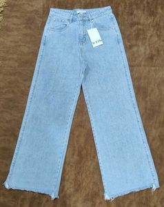 Light Wash Wide Leg Jeans