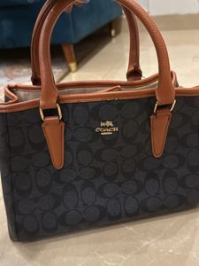 Coach Signature Print Satchel