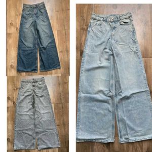 H&amp;M Wide Leg Denim