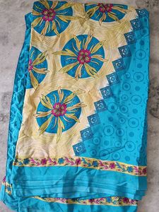 Floral Print Saree