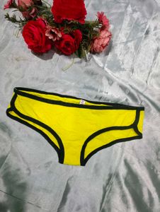 Victoria&#39;s Secret Show Me Love Yellow Panties