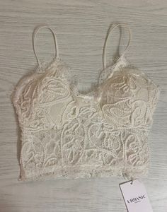 Mesh White Crop Top