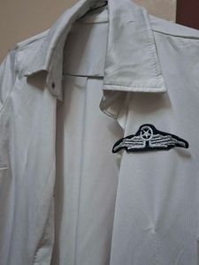 White Shirt with Emblem