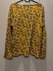 Max Yellow Floral Top