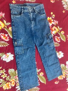 Wide leg jeans