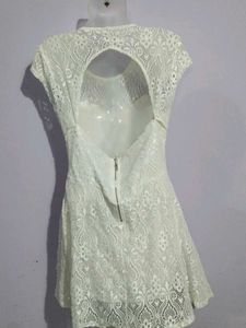 WHITE LACE FROCK