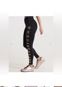 SUPERDRYBrand Print Sports Leggings with Elasticat