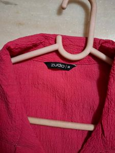 Zudio Pink Crop Top (M)