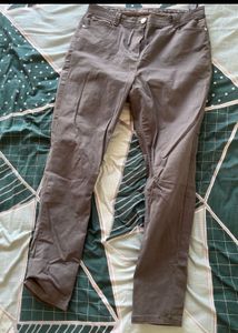 Gray Casual Pants