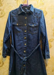 Women&#39;s Zudio Brand Denim Dress.Size 38.Length 34