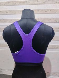 Nike Purple Sports Bra Size M