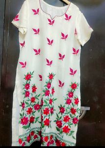 Multi Floral Print Suit Salwar &amp; Dupatta 44 Bust