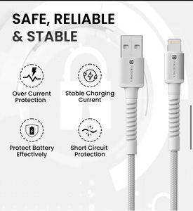 🆕Portronics Konnect X- USB to 8-Pin Cable 2M