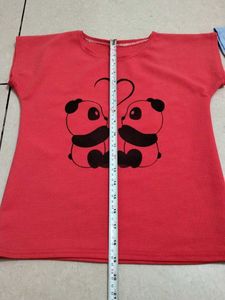 combo women Cute Panda Print T-Shirts