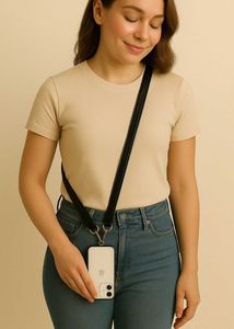 Leather Phone Strap with Clip
