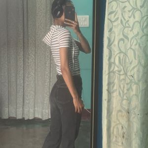 Striped Crop Top