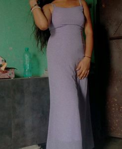 Lavander One Piece Long Dress