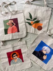 Hand-painted Customized Tote Bags