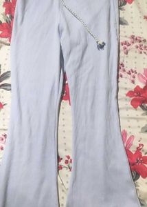 Light Blue Flare Leggings