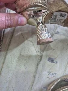 Gold Embellished Flats