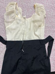 Black And White Elegant Dress