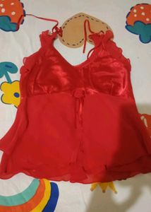 Red vintage top