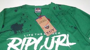 XUV Green Graphic Long Sleeve Tee