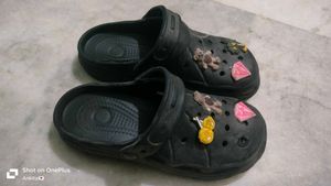 Black Colour Cute Crocs