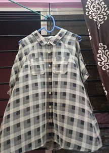Gingham Checkered Shirt - Size Xxl