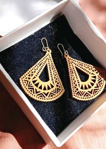 Boho Wooden Drop Earings✨️