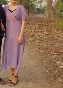 Lavender Midi Dress
