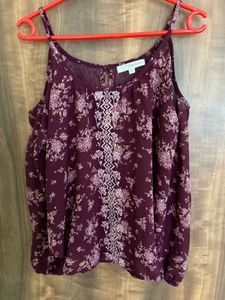 Rich Plum Boho Top